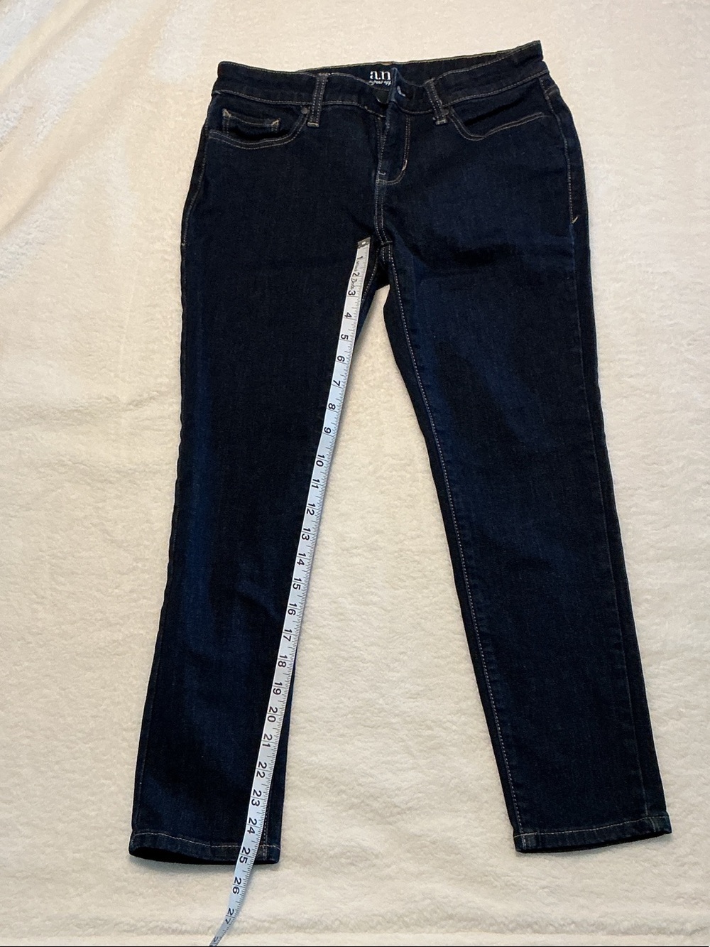 a.n.a Dark Indigo Skinny Jeans